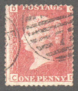 Great Britain Scott 33 Used Plate 81 - CD - Click Image to Close